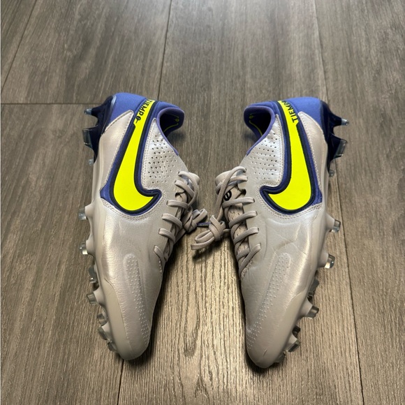 Nike Legend Tiempo 9 Elite FG Grey Fog Men’s Size 5 Womens 6.5 Soccer CZ8482-075 main image 4